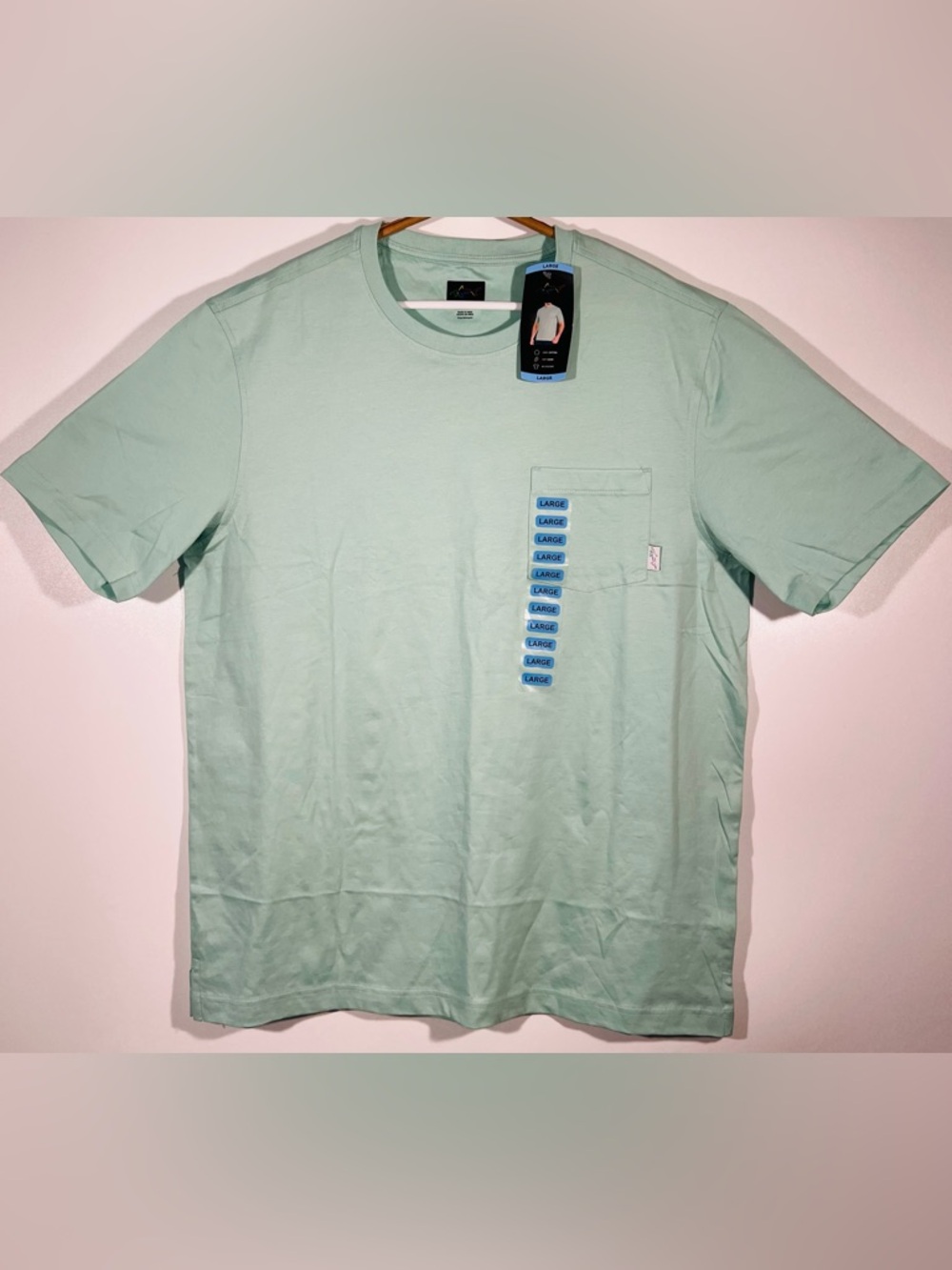 Greg Norman Relaxed Fit Pocket Tee Men’s Size Large Shirts Cotton Green NWT